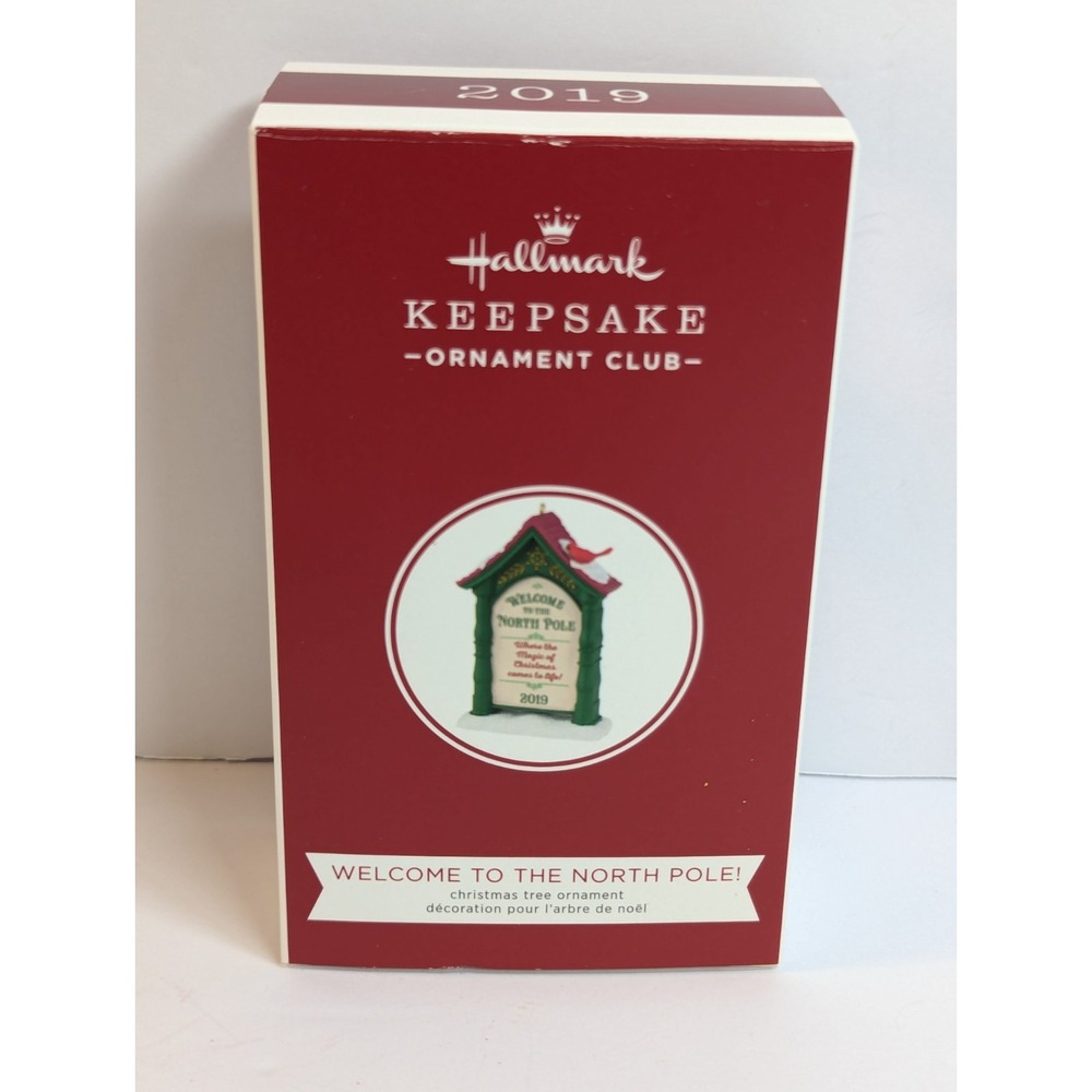 Hallmark Keepsake Ornament Club 2019 Welcome To The North Pole!